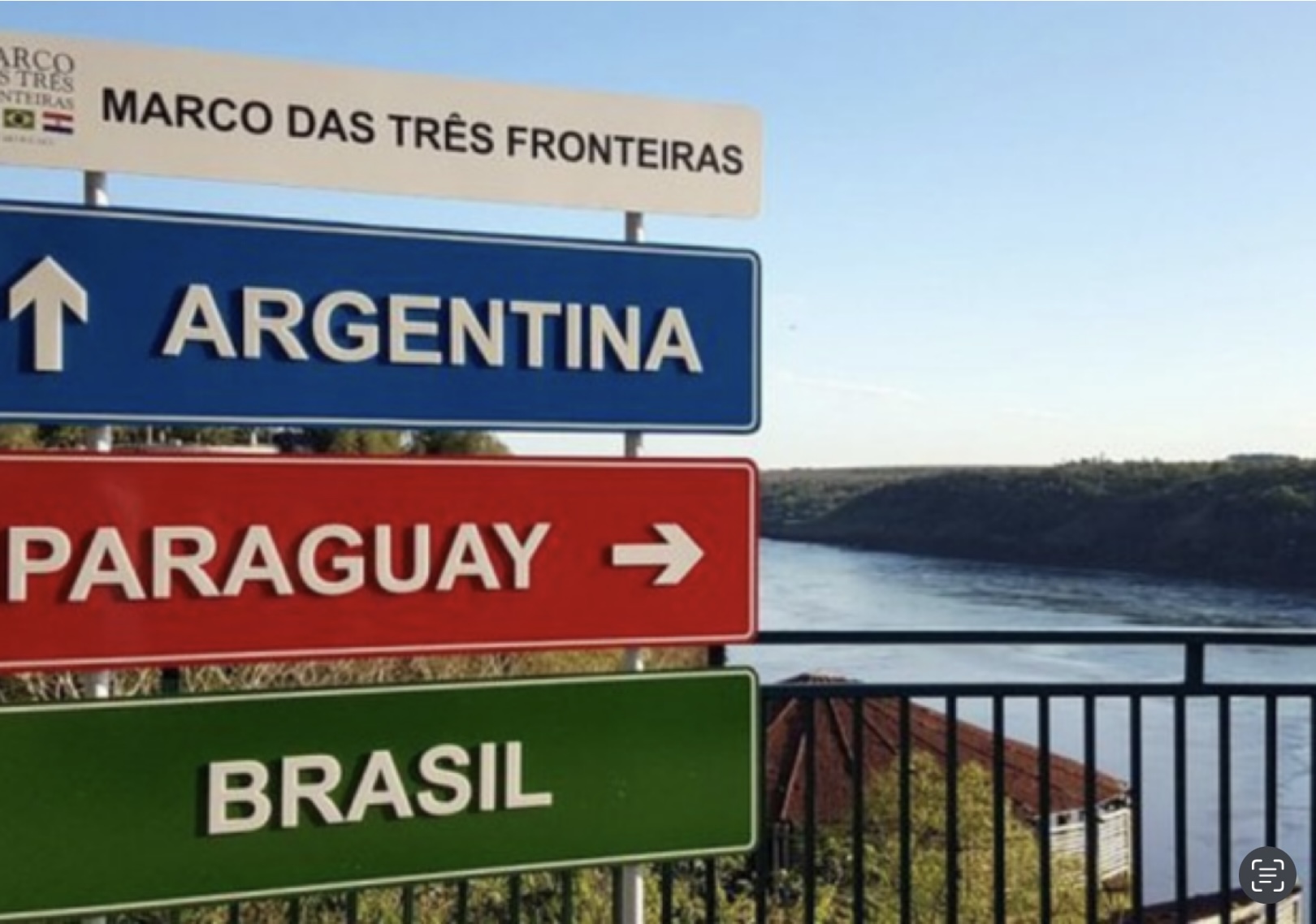 Marco das Três Fronteiras, PR, é eleito uma das melhores atrações turísticas do mundo