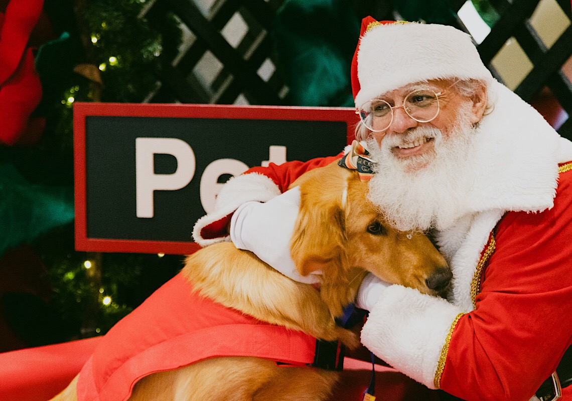 Pets terão dia especial com Papai Noel do Conjunto Nacional