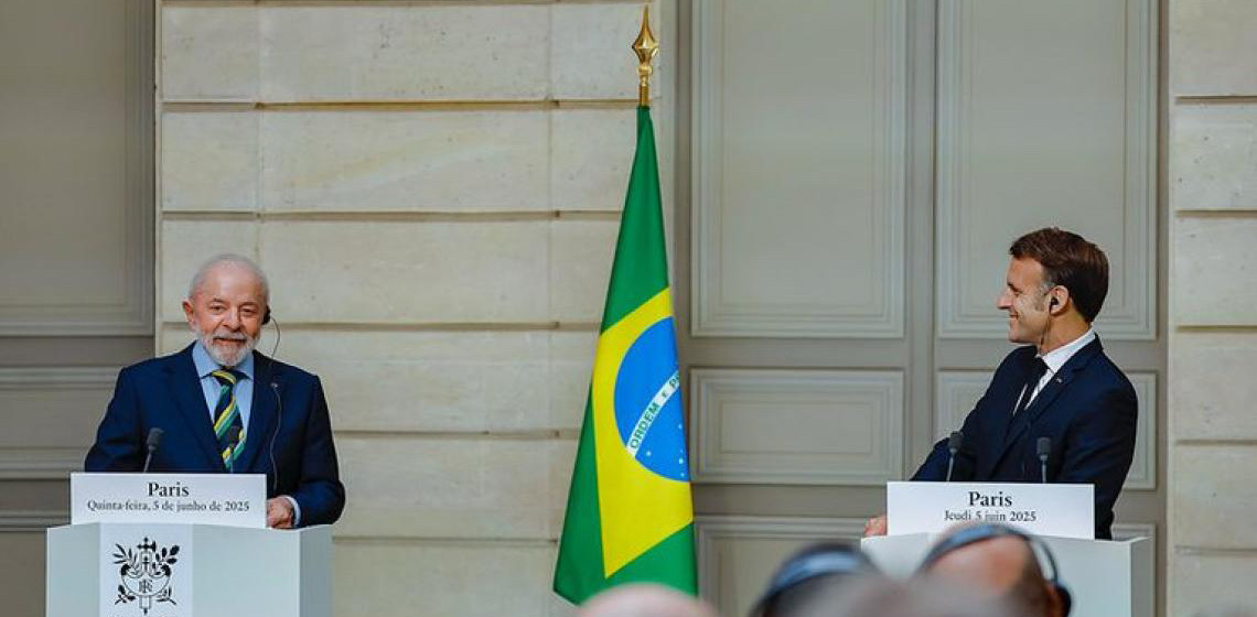 Lula pede a Macron que 