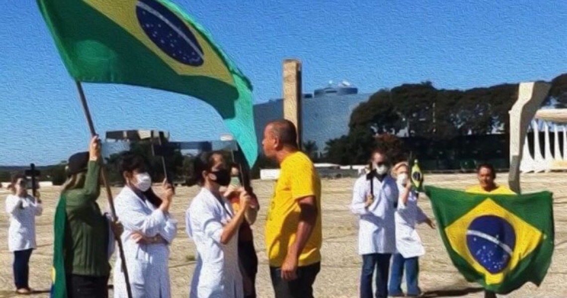 Fanáticos camisas amarelas de Bolsonaro ficarão cada vez mais violentos