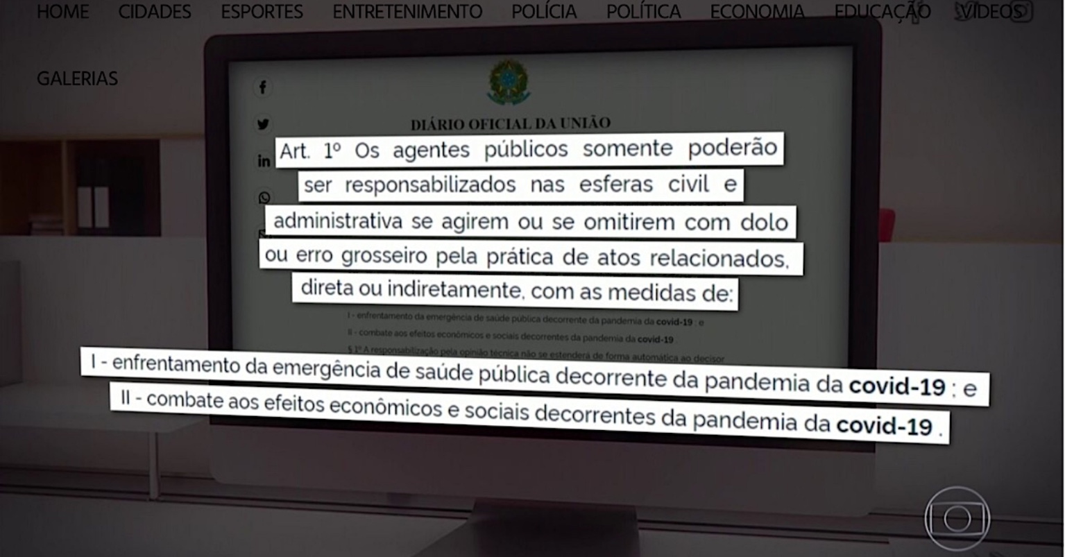 Coronavírus: STF julga nesta quarta-feira ações contra MP que livra agente público de punição