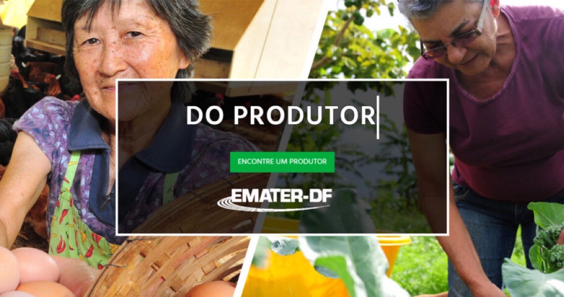 Emater-DF lança site para aproximar produtores e consumidores