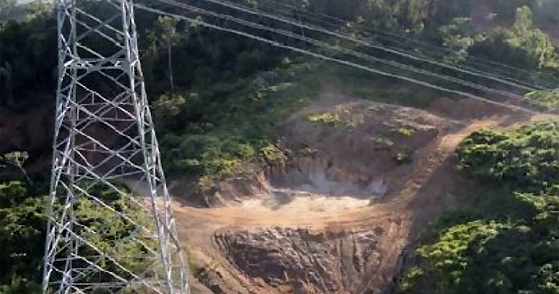 Garimpo ilegal no Pará ameaça linha de transmissão de Belo Monte