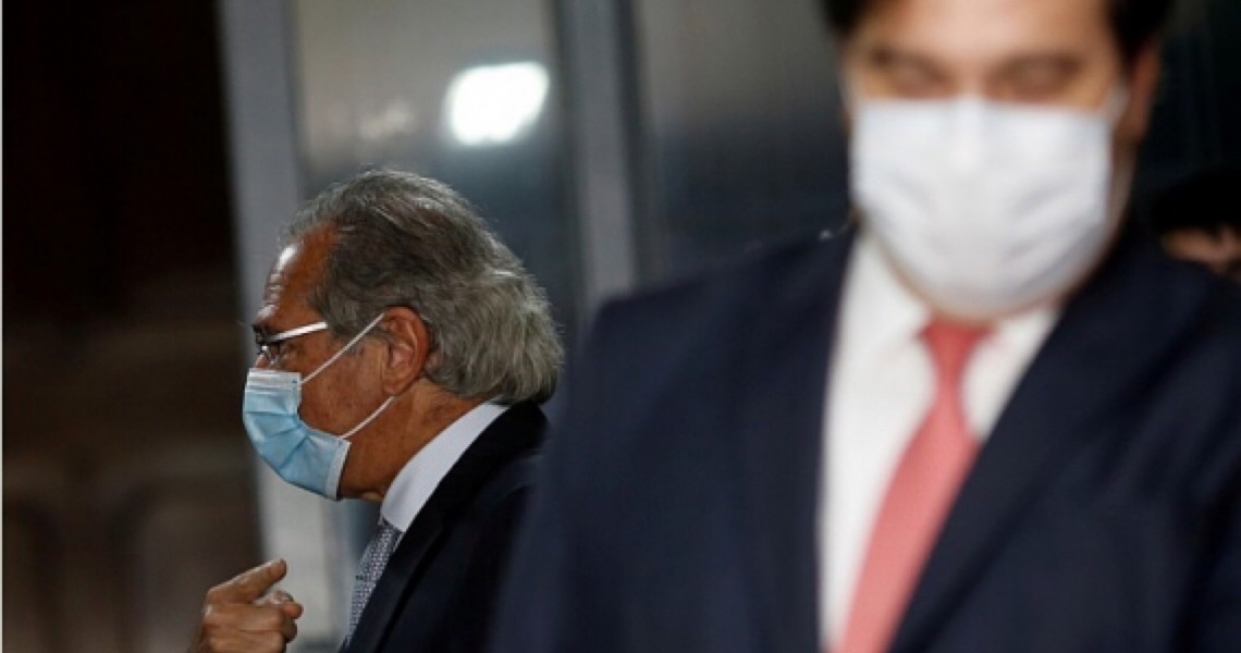 Guedes acusa Maia de acordo com a esquerda contra privatizações; Maia rebate: 'Está desequilibrado'