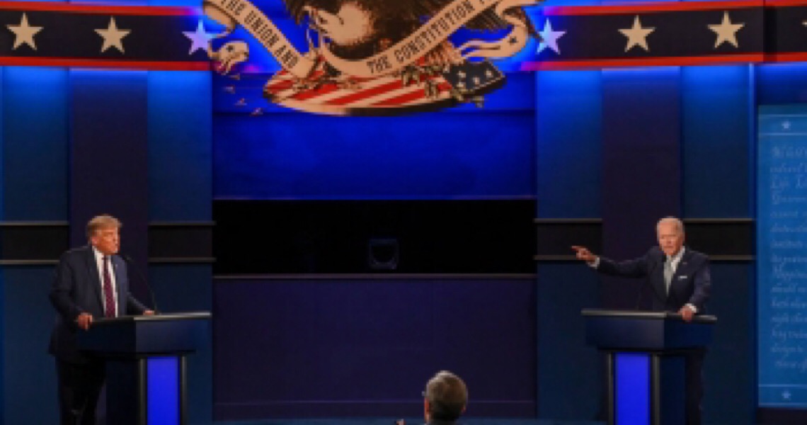 'Cala a boca, cara': Campanha de Biden vende camisa com resposta de democrata a Trump em debate
