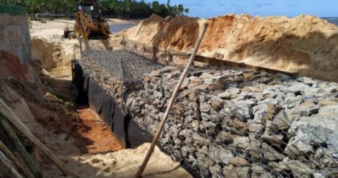 Obra em resort na Bahia: 