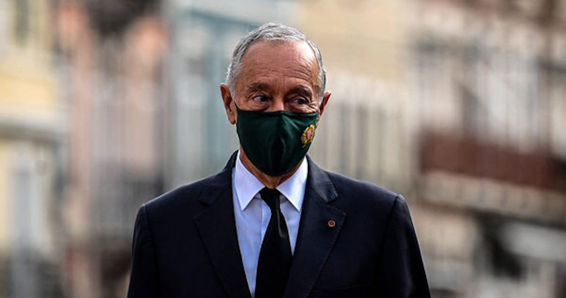 Presidente de Portugal testa negativo para Covid-19