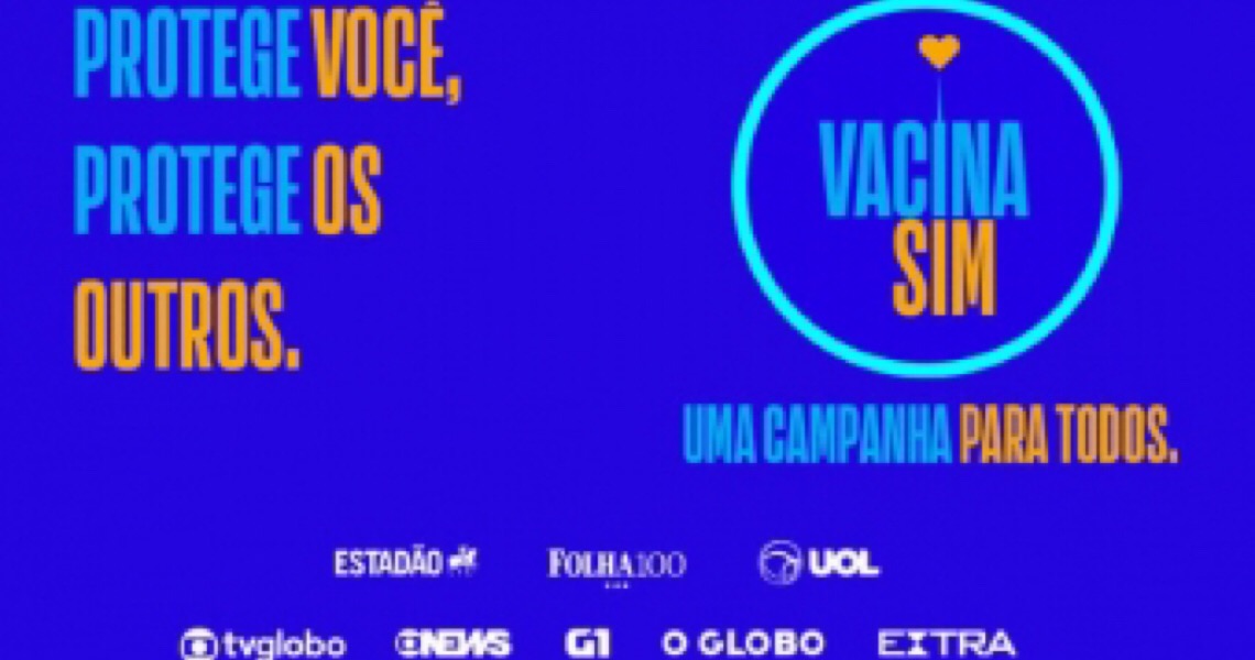 Veículos de imprensa lançam nova fase de campanha sobre importância da vacinação