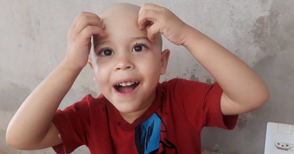 No Dia Internacional de Luta Contra o Câncer Infantil conheça a história de João Guilherme, de 4 anos