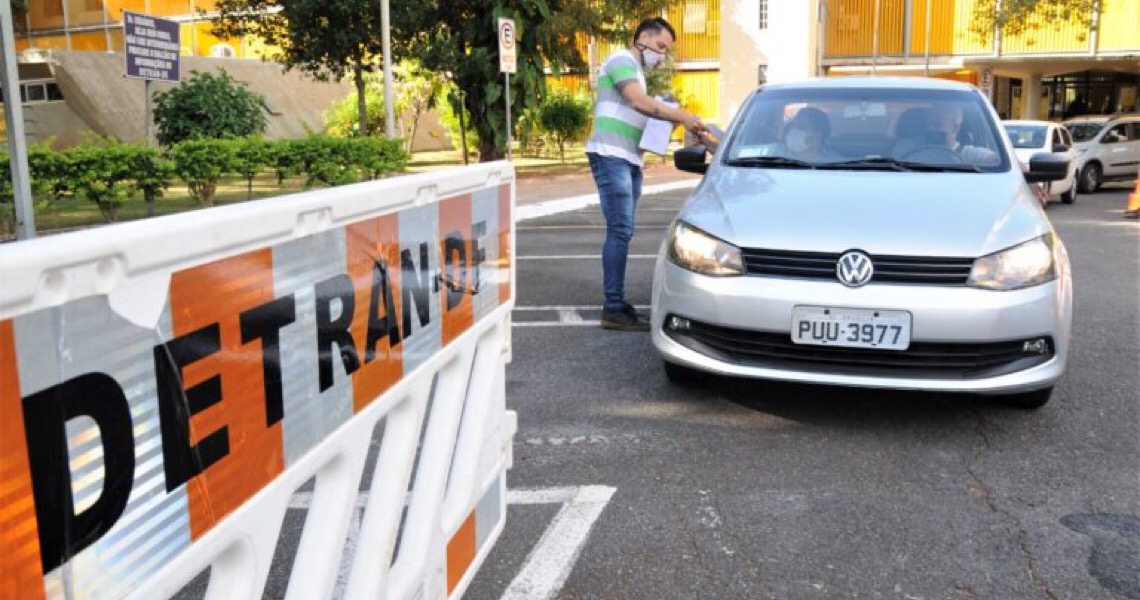 Detran-DF continuará atendimento durante medidas restritivas