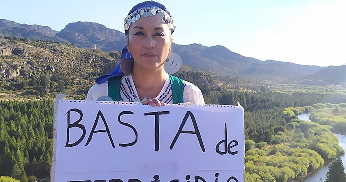 Mulheres indígenas trilham 1200 km da Patagônia a Buenos Aires denunciando terricídio