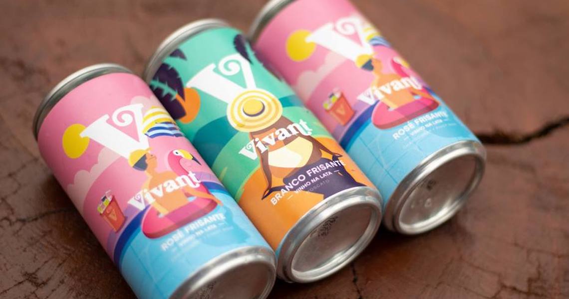 Vinho em lata cresce com informalidade e adeptos da sustentabilidade