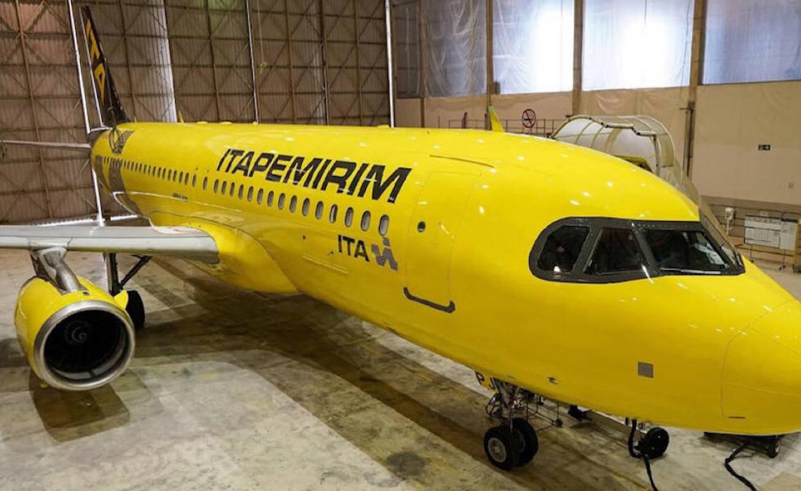 Itapemirim recebe 2ª aeronave de sua empresa aérea