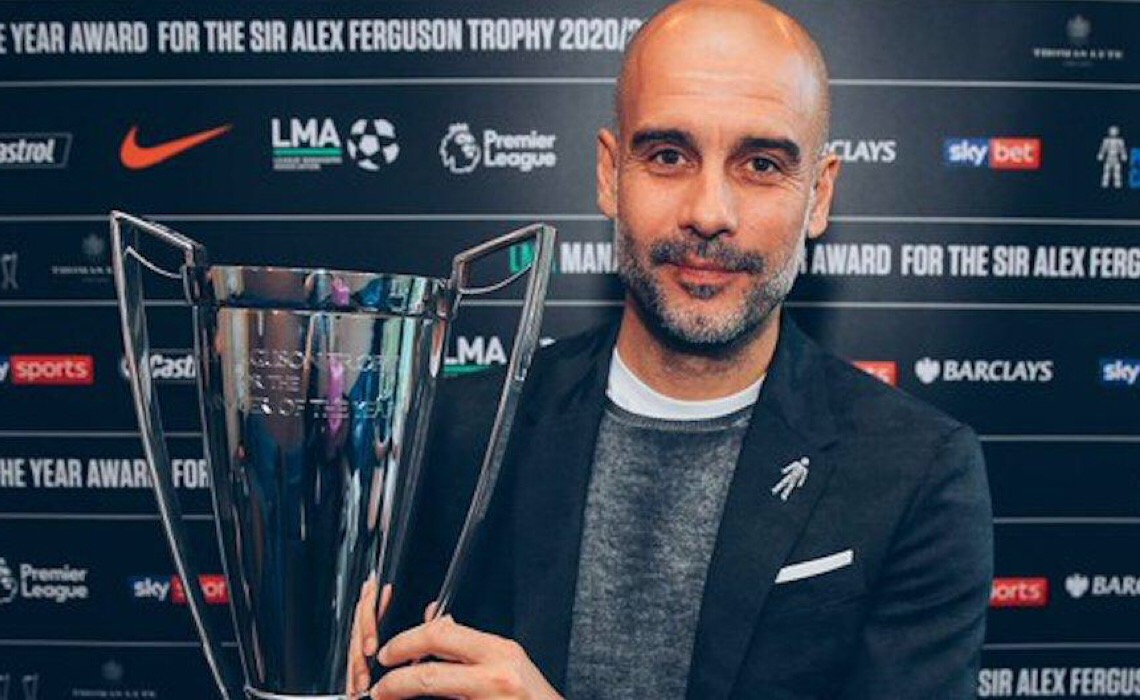 Guardiola é eleito técnico do ano na Inglaterra