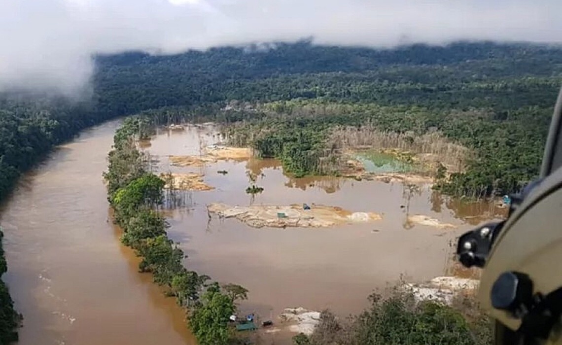 Operação desativa 7 garimpos ilegais em Roraima