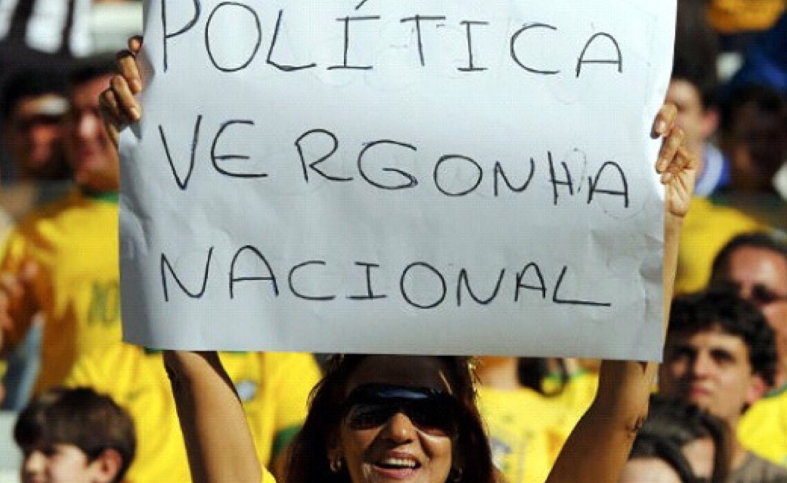 Tensão política no Brasil supera média mundial, diz estudo