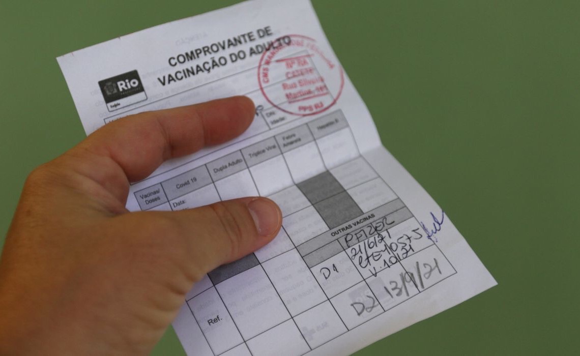 Certificado Nacional de Vacinação contra a Covid-19 trará novas informações