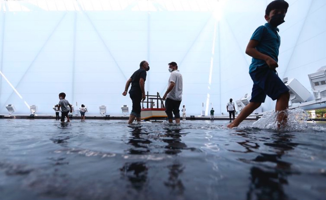 Pavilhão brasileiro na Expo 2020 oferece refresco ao calor de Dubai