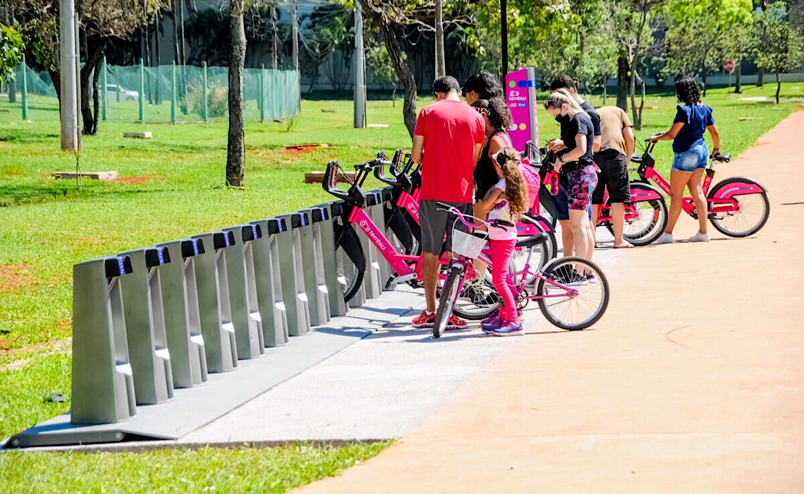 Bicicletas compartilhadas têm boa aceitação do público nos primeiros dias