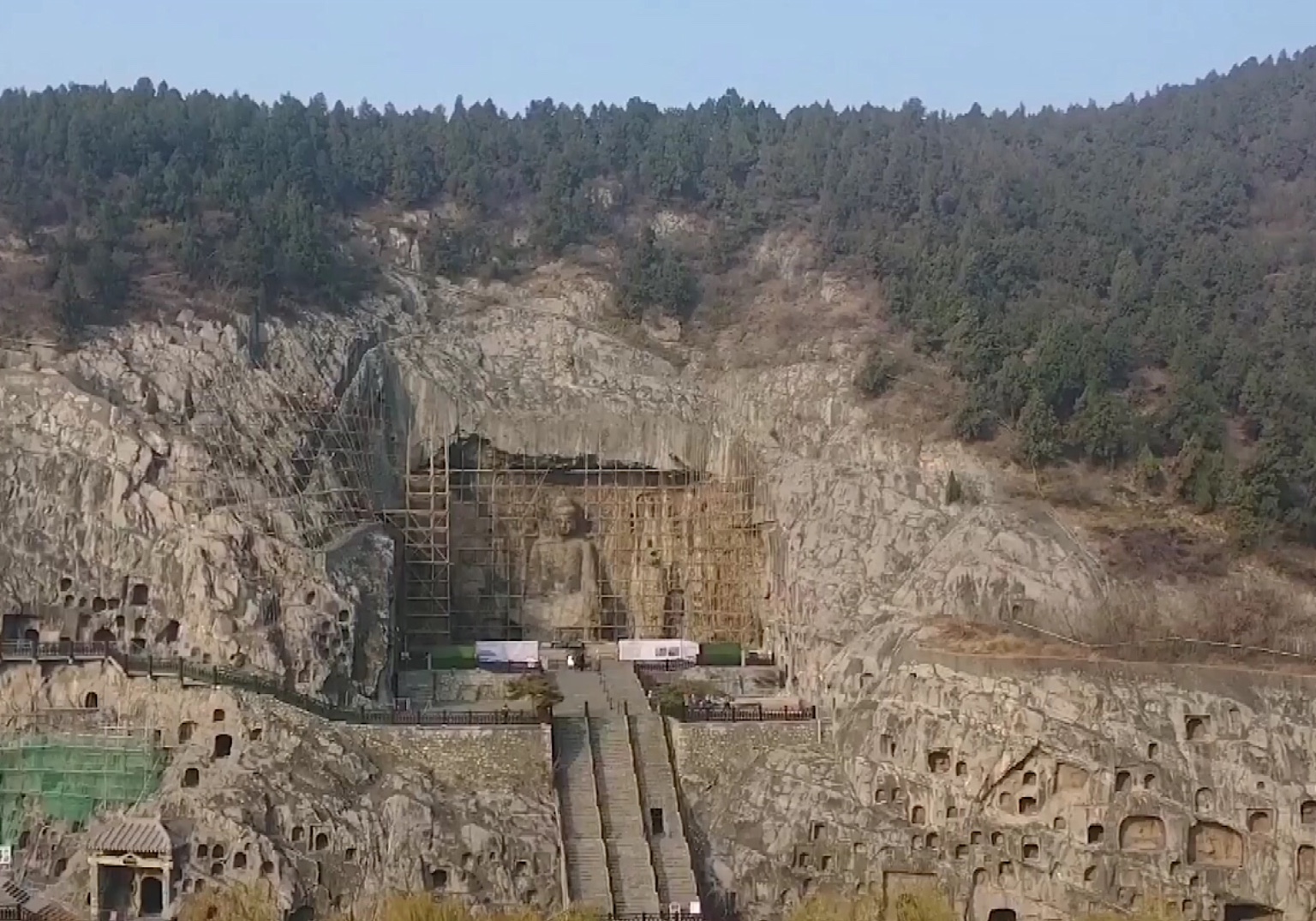 Antigo templo no centro da China inicia projeto de  restauração