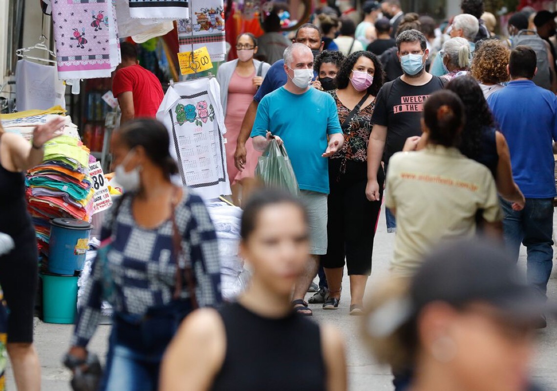Covid-19: Brasil tem 26,5 milhões de casos e 632,6 mil mortes