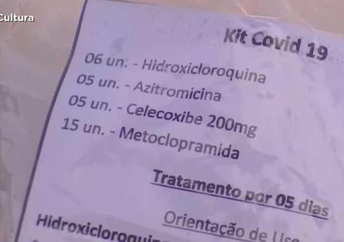 Kit covid é ‘uma perda de tempo injustificável’