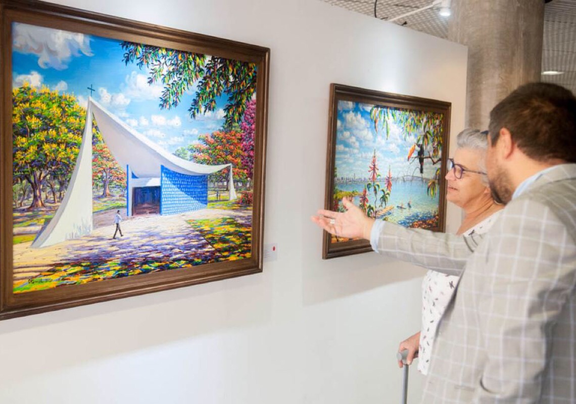 Exposição de Otoniel Fernandes traz novo olhar sobre os espaços de Brasília