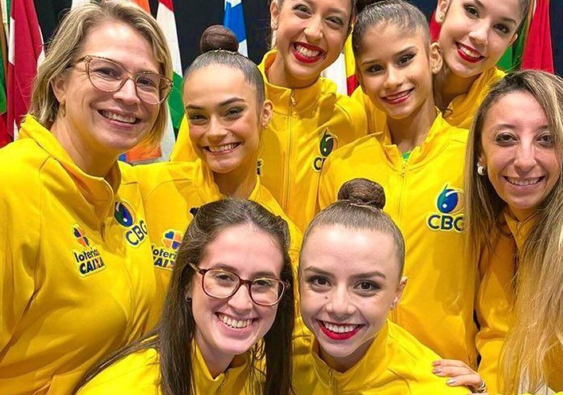 Fim de semana tem pódio histórico para o Brasil na ginástica rítmica