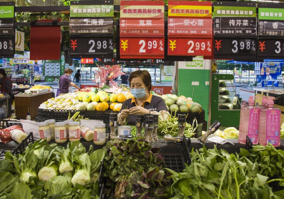 Indústria alimentar da China apresenta crescimento estável de janeiro a maio
