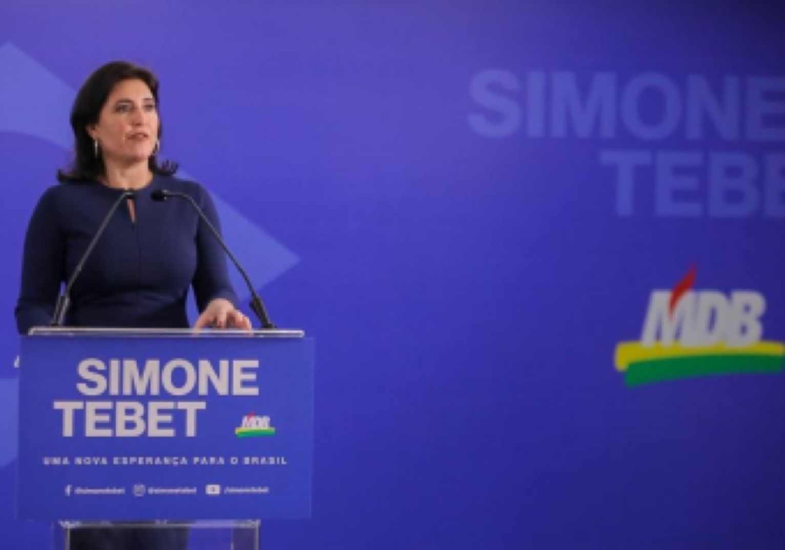 Simone Tebet vai invocar esperança contra 'desencanto' e 'pessimismo' de eleitor