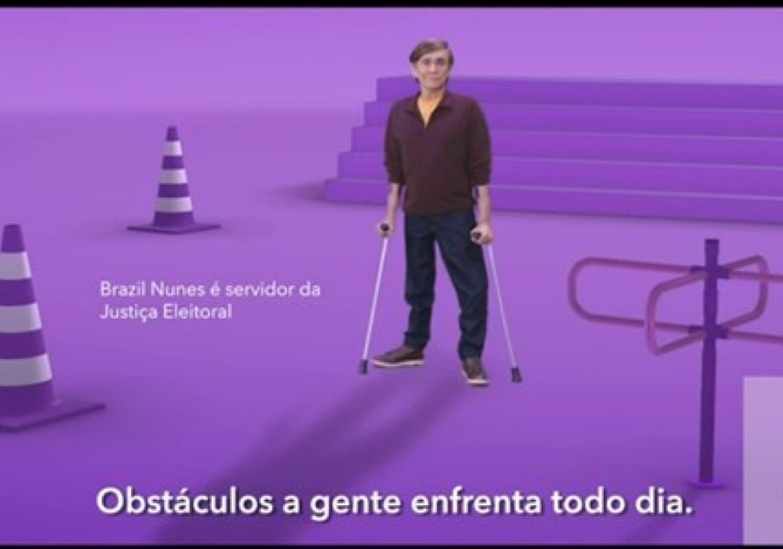 Campanha informa que eleitores com deficiência podem pedir a transferência de seção