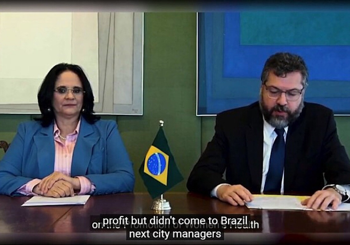 Brasil deixa aliança internacional antiaborto patrocinada por Ernesto Araújo e Damares