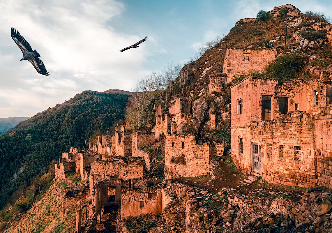 Gamsutl, um milenar vilarejo fantasma nas montanhas do Daguestão