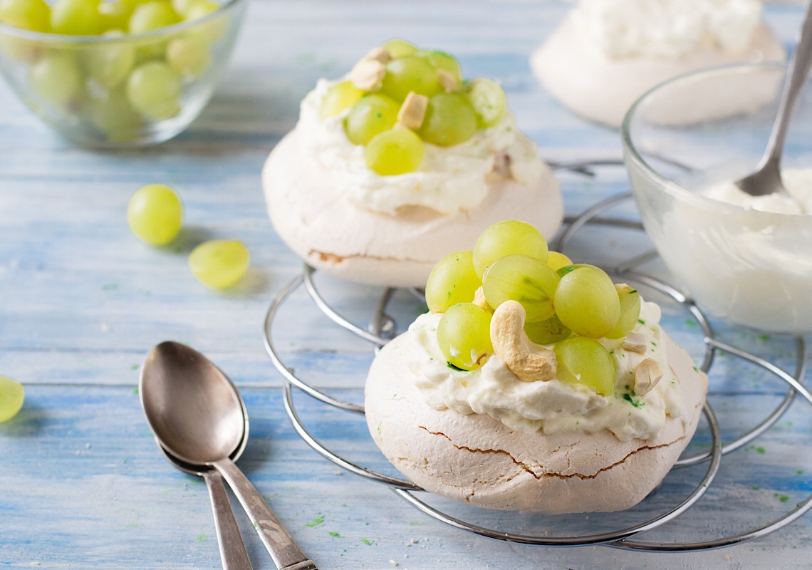 Aprenda a produzir uma deliciosa sobremesa com uvas verdes