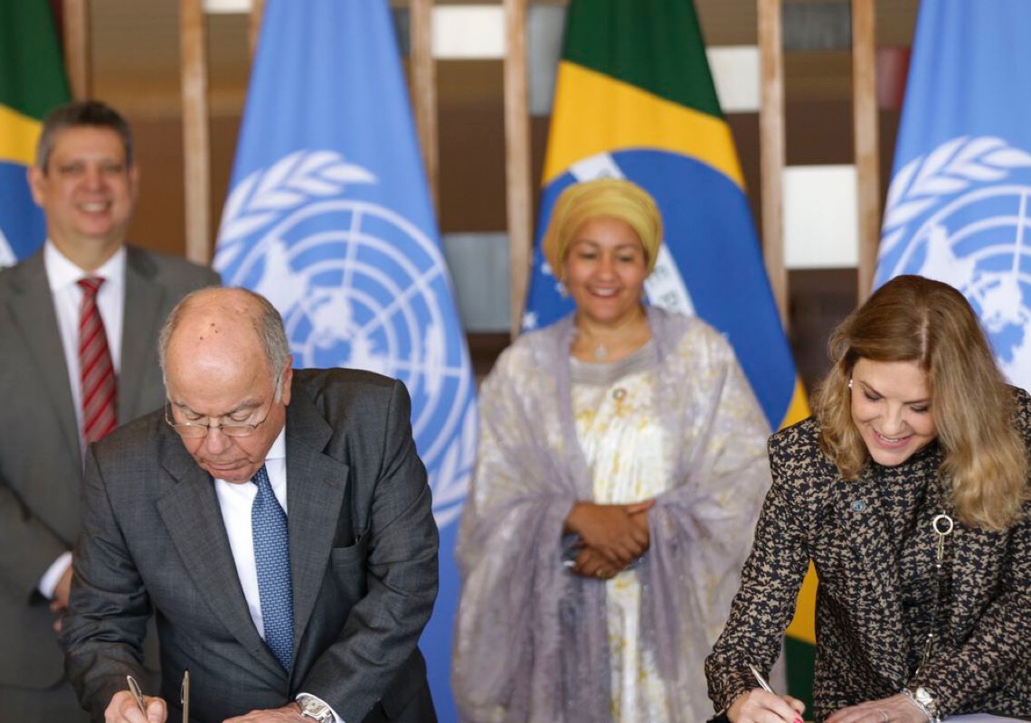 Brasil assina Parceria com a ONU para Desenvolvimento Sustentável 