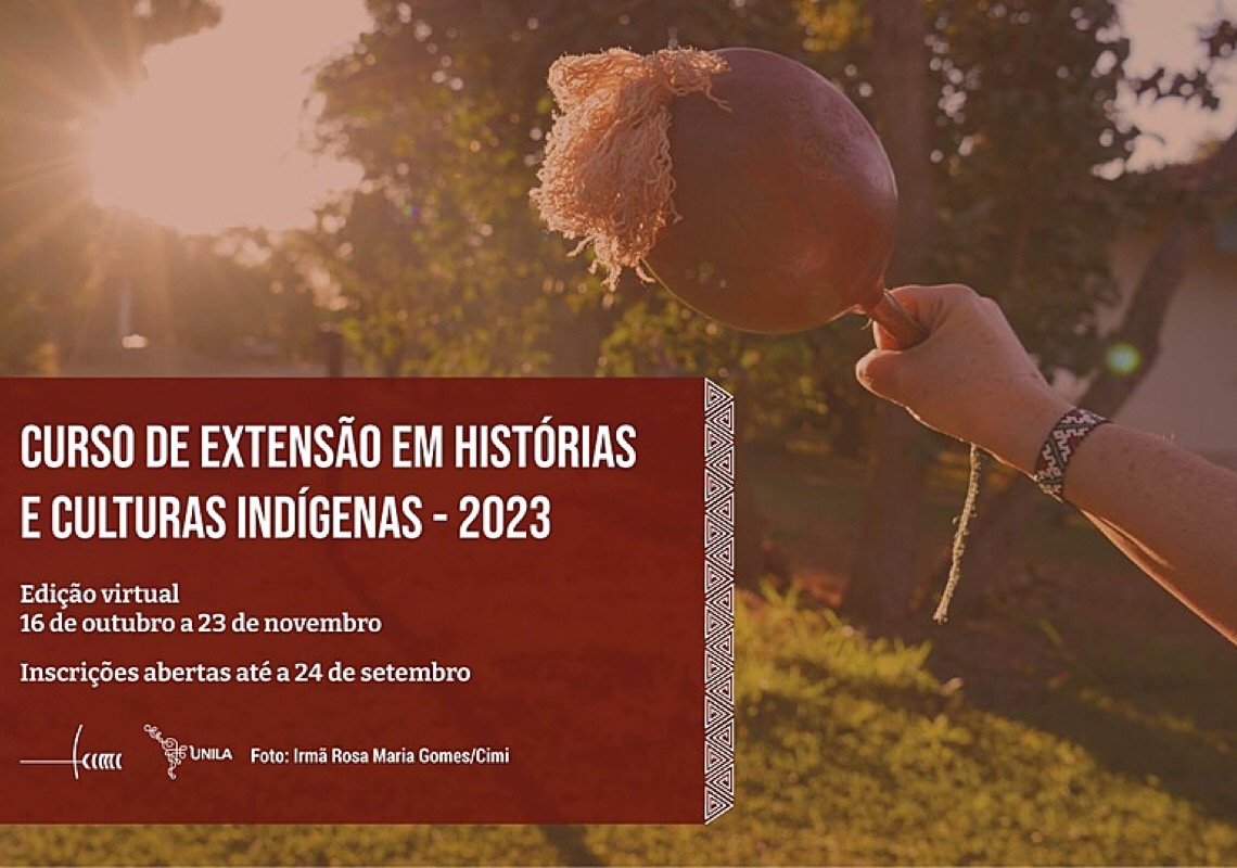 Curso gratuito de extensão em Histórias e Culturas Indígenas tem inscrições abertas até dia 24