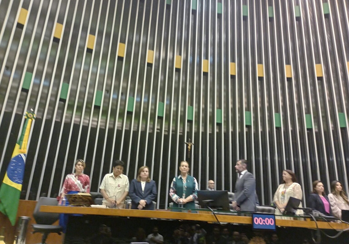 Dia de luta na Câmara dos Deputados contra a violência à mulher
