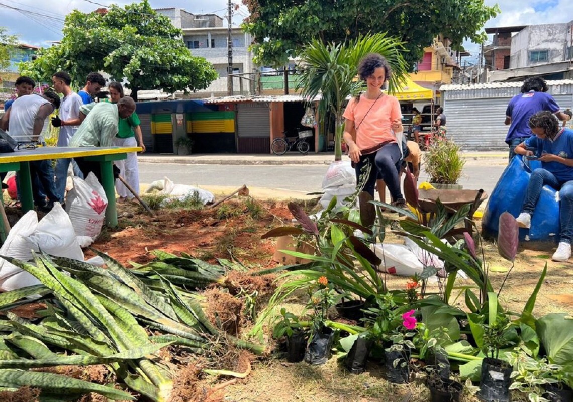 Projeto pretende levar jardins de chuva para escolas públicas em Salvador