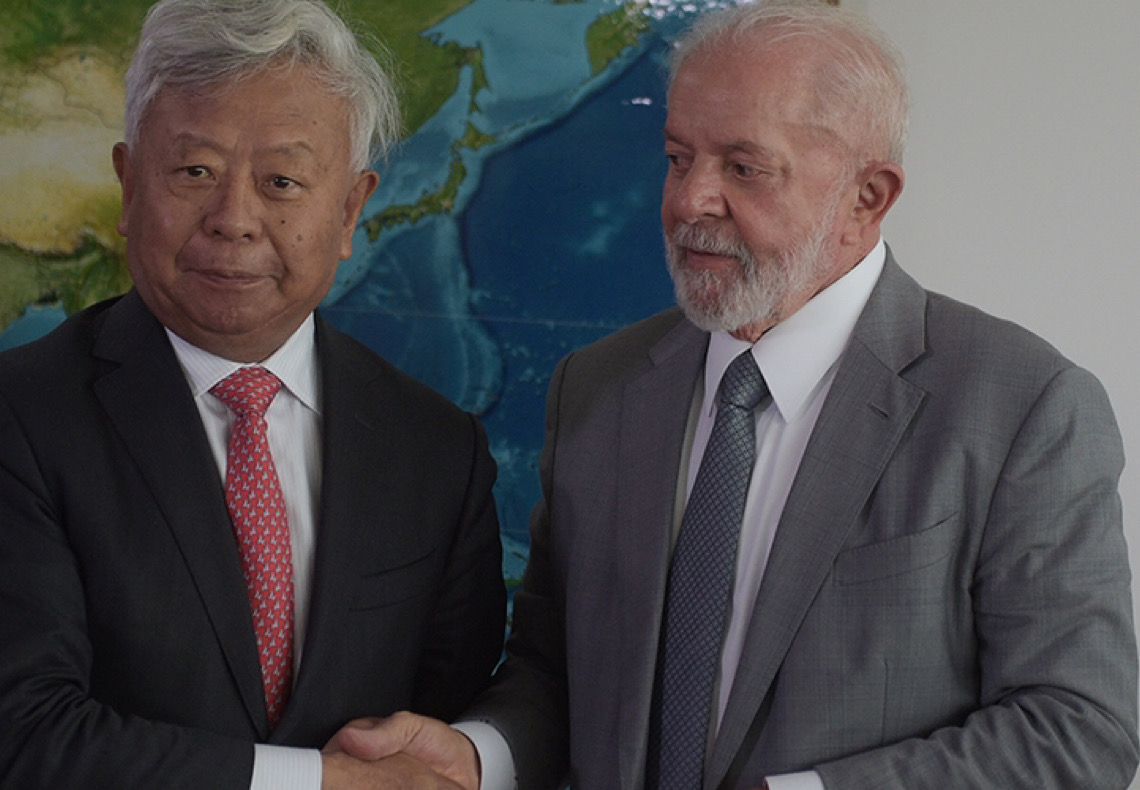 Lula recebe presidente do Banco Asiático de Investimento em Infraestrutura