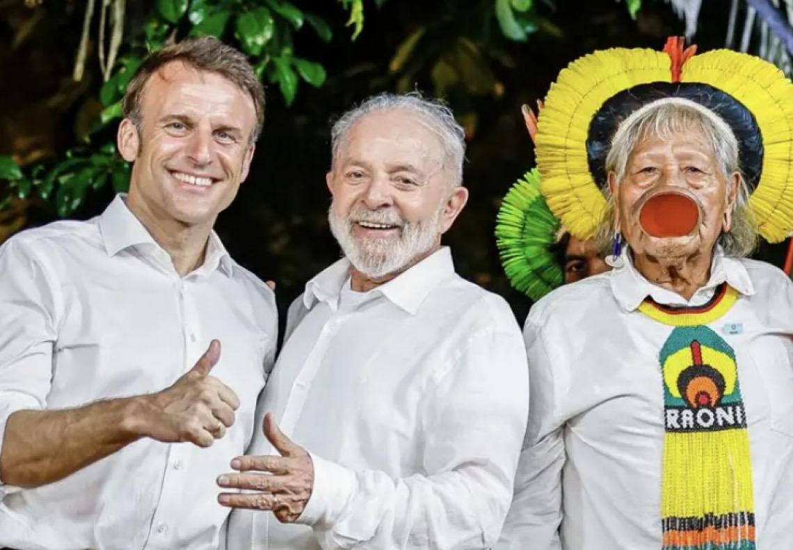 Lula e Macron lançam programa de investimentos para a amazônia de R$ 5,3 bi