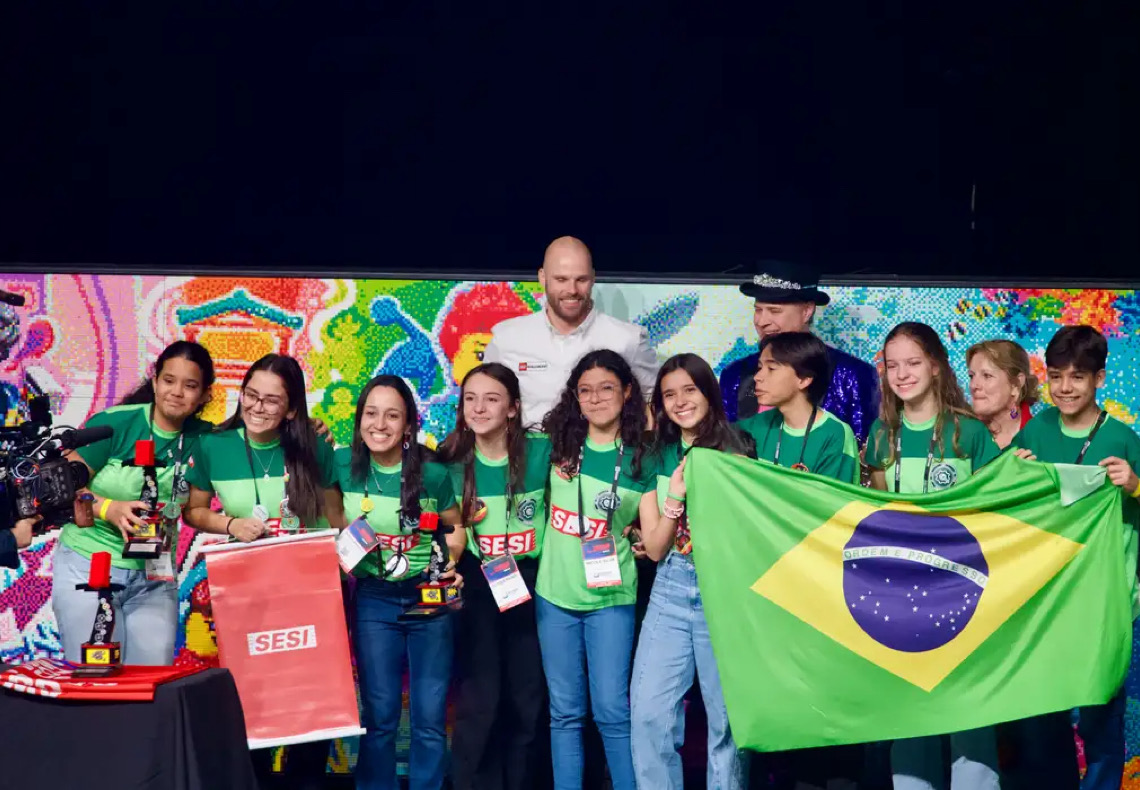 Brasil é campeão no Mundial de Robótica em Houston, nos Estados Unidos