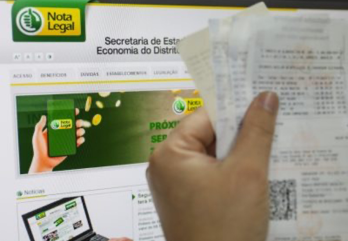 Primeiro sorteio do Nota Legal será no dia 23 de maio