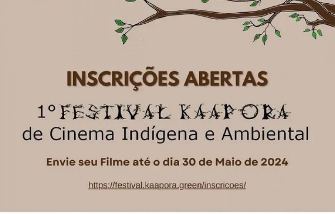 Festival Kaapora de Cinema Indígena recebe inscrições até dia 30