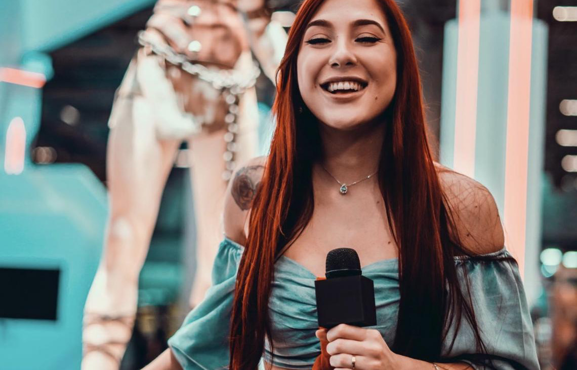 Diana Zambrozuski vai apresentar o Vídeo Game Show no Taguatinga Shopping
