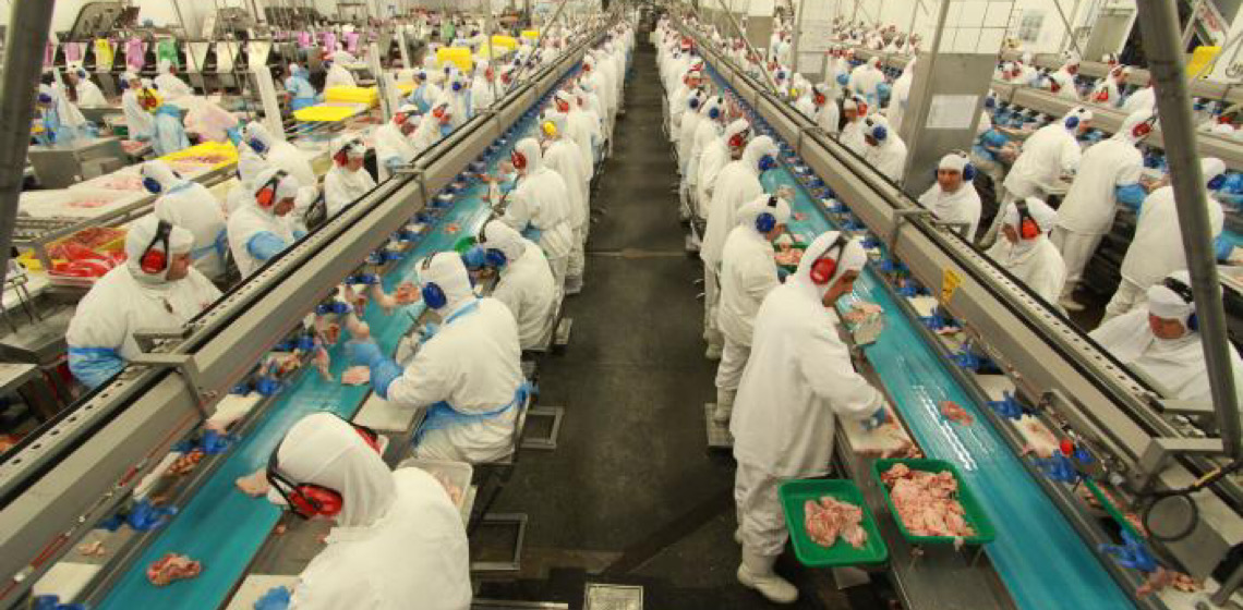Exportações brasileiras de frango caem no resultado 10% no semestre