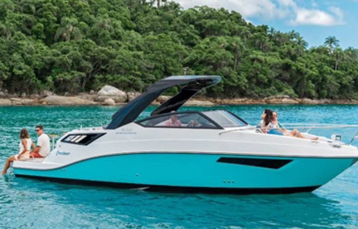 Ideal para navegar em rios e lagos: Focker 300 GTS é destaque no Brasília Boat Show