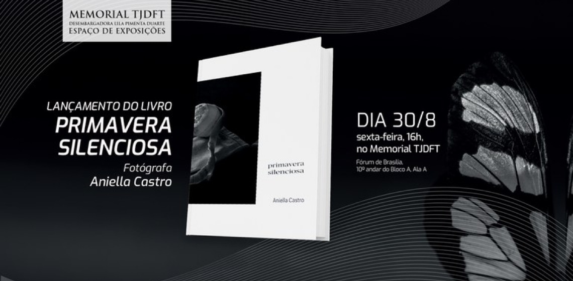 Memorial do TJDFT sedia lançamento de livro de fotografia sobre a natureza cíclica da vida