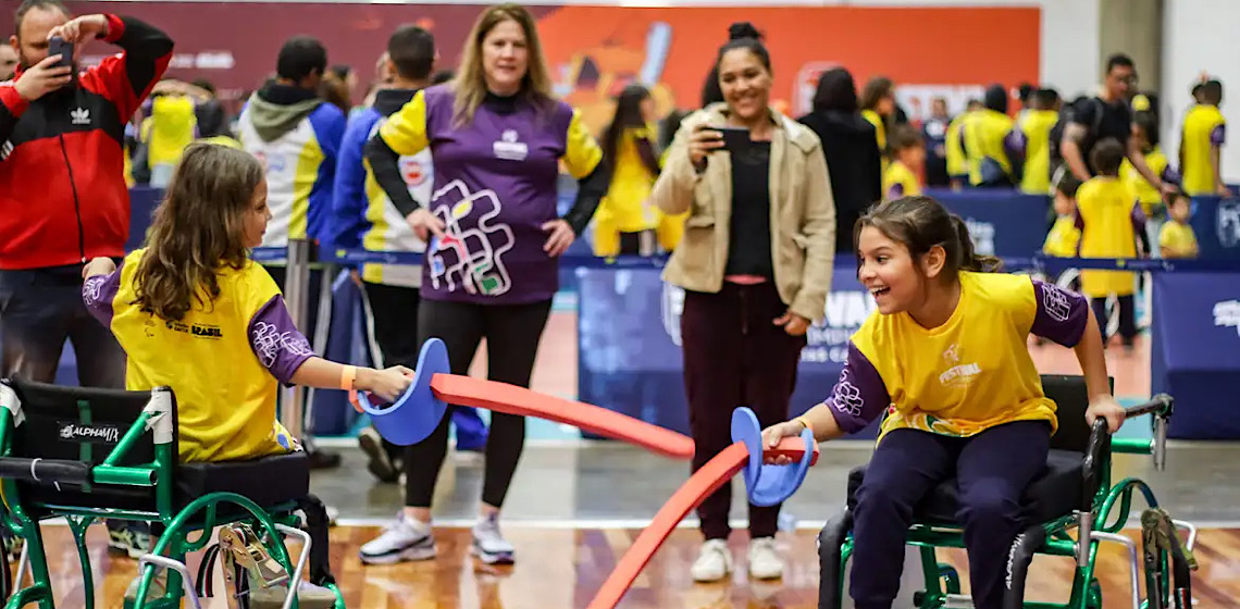 Festival Paralímpico 2024 oferece vivência esportiva a crianças