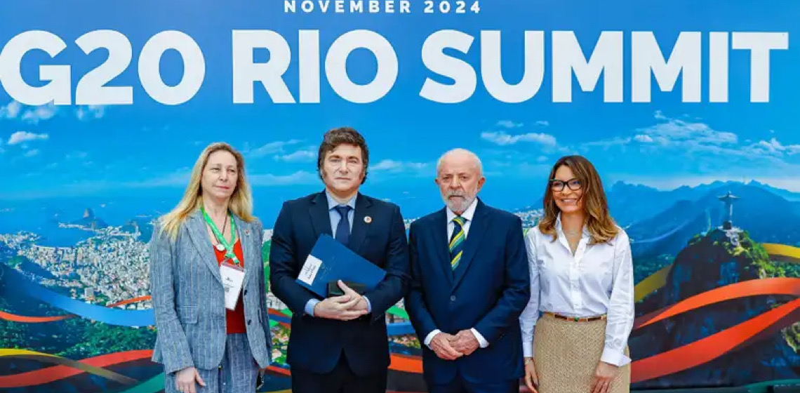 Diplomatas avaliam que plano de Milei no G20 deu certo