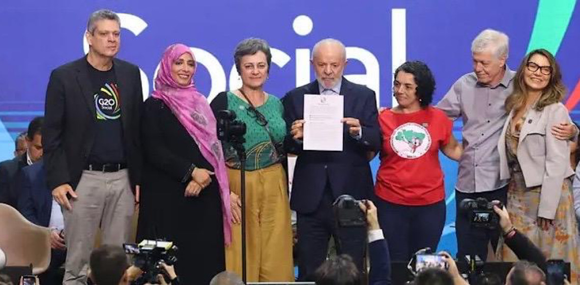 Declaração do G20 Social pressiona governos por ações mais ambiciosas 